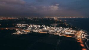industria de noche
